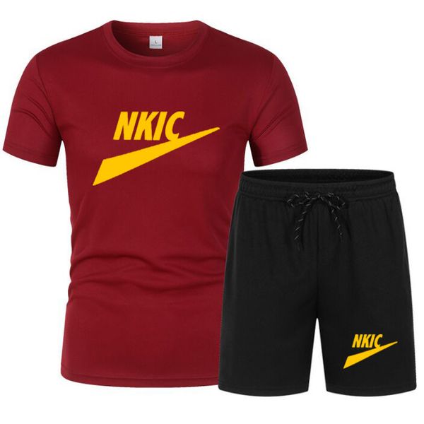 2022 summer brand logo men tracksuit sets fashion short sleeve sportswear suit men elastic waist shorts casual 2 piece plus size xxl, Gray
2022 summer brand logo men tracksuit sets fashion short sleeve sportswear suit men elastic waist shorts casual 2 piece plus size xxl, Gray