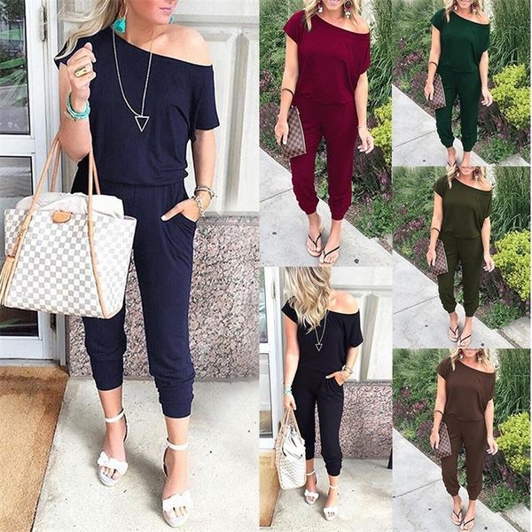 spring summer jumpsuits women slash neck bodysuits solid pockets jump suit new beam feet streetwear ladies bandage rompers t200509, Black;white
spring summer jumpsuits women slash neck bodysuits solid pockets jump suit new beam feet streetwear ladies bandage rompers t200509, Black;white
