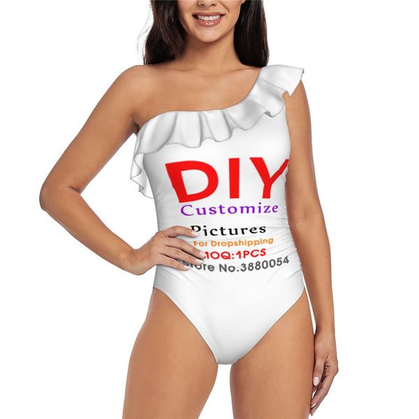 noisydesigns custom women one shoulder ruffle swimsuits lady vintage tummy surfing clothing size 2xl drop 220609, White;black
noisydesigns custom women one shoulder ruffle swimsuits lady vintage tummy surfing clothing size 2xl drop 220609, White;black