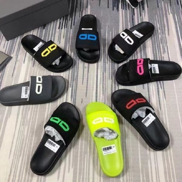 letter slippers men beach wide flat slide women luminous alphabet sandals multicolor couples solid designer slides waterproof non-slip sole, Black 
letter slippers men beach wide flat slide women luminous alphabet sandals multicolor couples solid designer slides waterproof non-slip sole, Black