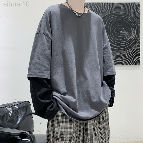 2022 mannen effen kleur sweatshirts oversized patchwork mannen hoodies sweatshirts streetwear zwarte hoodie vrouwen hip hop l220730, Black
2022 mannen effen kleur sweatshirts oversized patchwork mannen hoodies sweatshirts streetwear zwarte hoodie vrouwen hip hop l220730, Black