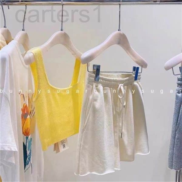 women's tracksuits designer small suspender vest women's summer korean version ins lazy wind elastic waist shorts, casual two-piec, Gray
women's tracksuits designer small suspender vest women's summer korean version ins lazy wind elastic waist shorts, casual two-piec, Gray