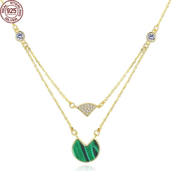 gold color popular necklaces fine jewelry for women pure 925 sterling silver&malachite pendant necklace anniversary gifts
gold color popular necklaces fine jewelry for women pure 925 sterling silver&malachite pendant necklace anniversary gifts
