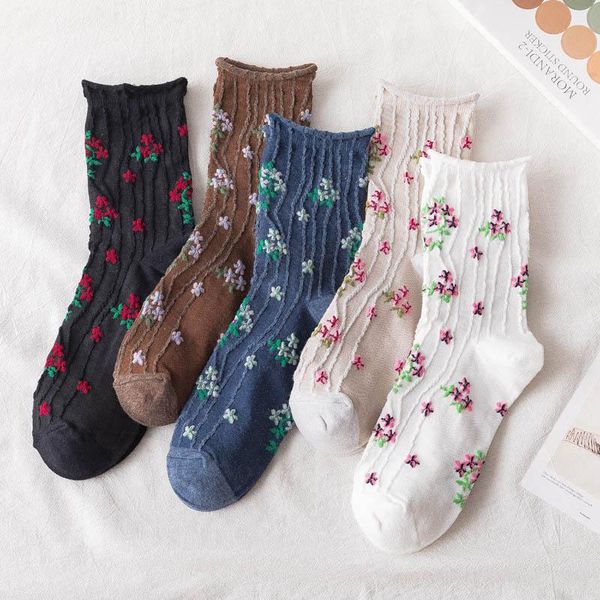 socks & hosiery style women's dark floral small middle tube cotton fresh college wind lady's woman's pile, Black;white
socks & hosiery style women's dark floral small middle tube cotton fresh college wind lady's woman's pile, Black;white