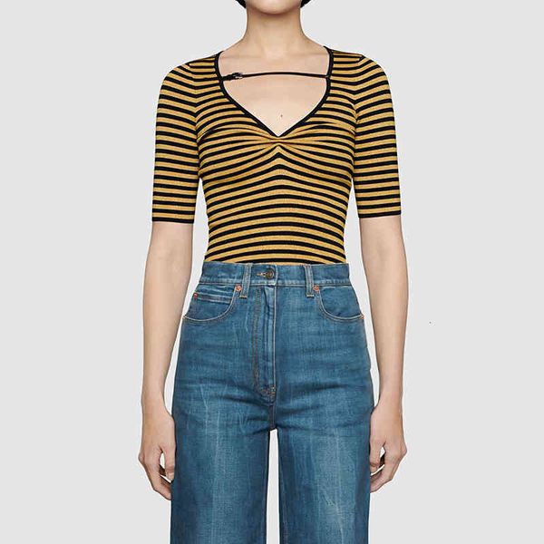 women's polos spring and summer low v-neck gold silver silk blended stripe medium sleeve elastic women's sweater vqrj, White
women's polos spring and summer low v-neck gold silver silk blended stripe medium sleeve elastic women's sweater vqrj, White