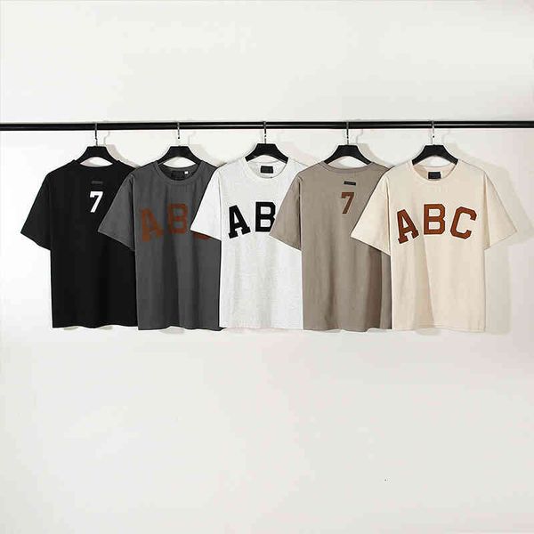 men's t-shirts spring and summer fog season 7 main line high street abc flocking printing short sleeve men's women's same bat, White;black
men's t-shirts spring and summer fog season 7 main line high street abc flocking printing short sleeve men's women's same bat, White;black