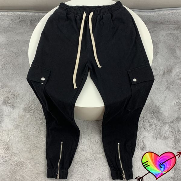 thick fabric zip pants men women high street 1 pants multiple pockets black joggers cargo trousers, Black;brown
thick fabric zip pants men women high street 1 pants multiple pockets black joggers cargo trousers, Black;brown