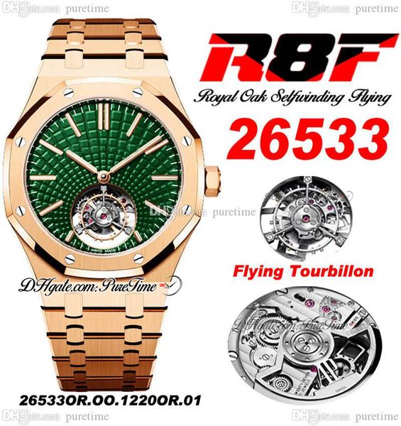 r8f v3 flying tourbillon a2950 automatic mens watch 41 selfwinding 2653 rose gold extra thin green dial stainless steel bracelet 2022 super, Slivery;brown
r8f v3 flying tourbillon a2950 automatic mens watch 41 selfwinding 2653 rose gold extra thin green dial stainless steel bracelet 2022 super, Slivery;brown