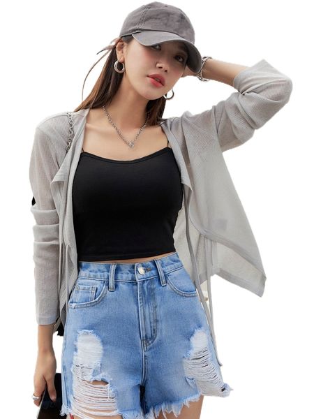 dazy solid knot front tee without cami w7ct#, White 
dazy solid knot front tee without cami w7ct#, White