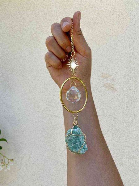 celestial sun catcher for car | raw crystal sun catcher | rear view mirror accessory | ite sun catcher|car accessory aa220318, Silver
celestial sun catcher for car | raw crystal sun catcher | rear view mirror accessory | ite sun catcher|car accessory aa220318, Silver
