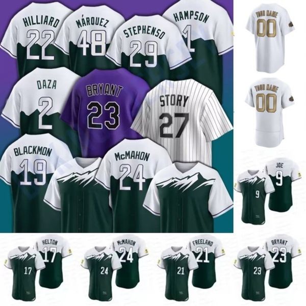 19 charlie blackmon rockie baseball city connect kris bryant ryan mcmahon yonathan daza brendan rodgers connor joe jose iglesias c.j. cron g, Blue;black
19 charlie blackmon rockie baseball city connect kris bryant ryan mcmahon yonathan daza brendan rodgers connor joe jose iglesias c.j. cron g, Blue;black