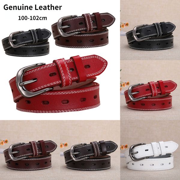 2022 women's cowhide belt genuine leather pin buckle pants belts fashion waist cover casual jeans with versatile decoration waistband, Black;brown
2022 women's cowhide belt genuine leather pin buckle pants belts fashion waist cover casual jeans with versatile decoration waistband, Black;brown