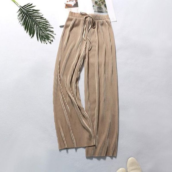 women's pants & capris 2022 summer spring fashion tide black casual loose elastic waist high pleated wide leg women chiffon, Black;white
women's pants & capris 2022 summer spring fashion tide black casual loose elastic waist high pleated wide leg women chiffon, Black;white