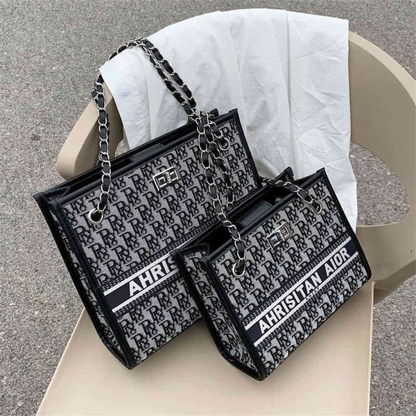 versatile foreign style high sense chain niche tote bag mother bag 80% off outlet online