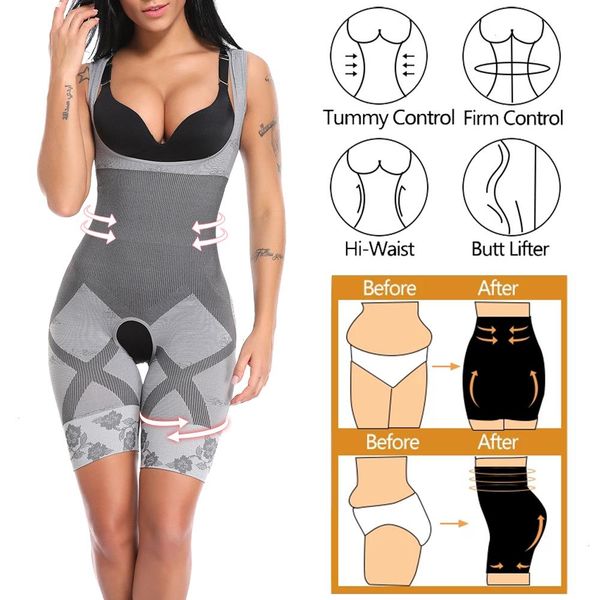 full body shapewear shaper slimming open crotch bodysuit womens waist trainer tummy control hip lifter, Black;white
full body shapewear shaper slimming open crotch bodysuit womens waist trainer tummy control hip lifter, Black;white