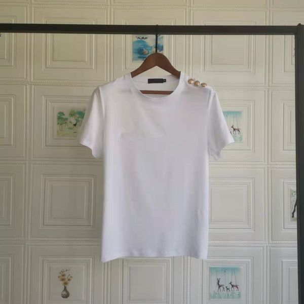 100% cotton oversized t shirt women short sleeve tee shirt ladies t-shirts gold button summer clothes plus size tshirts 2xl, White;black
100% cotton oversized t shirt women short sleeve tee shirt ladies t-shirts gold button summer clothes plus size tshirts 2xl, White;black