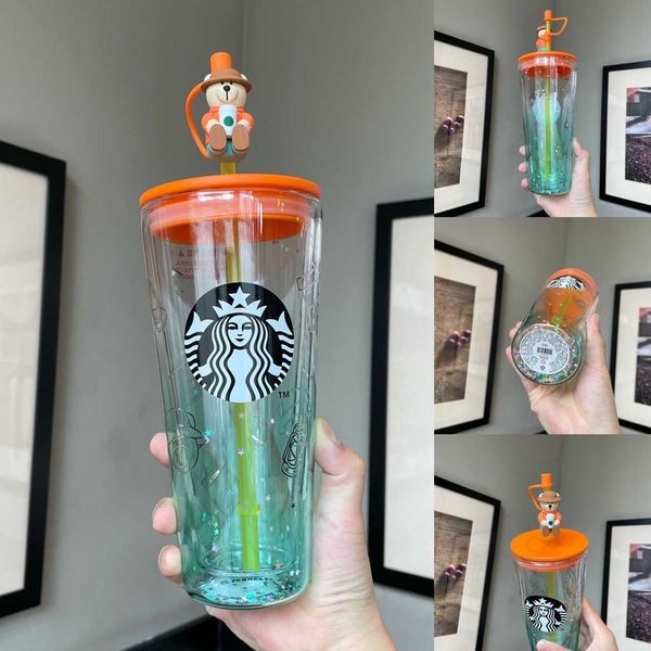 spot 2019 starbucks cup new summer green classic double glass straw cup water cup 591ml
spot 2019 starbucks cup new summer green classic double glass straw cup water cup 591ml