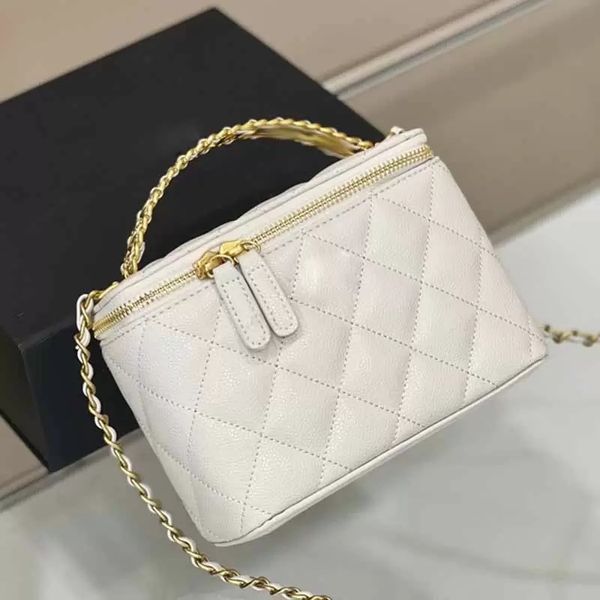 women crossbody designer cosmetic box bags solid color caviar classic handbags diamond quilting shoulder bag mirror gold-tone portable chain
women crossbody designer cosmetic box bags solid color caviar classic handbags diamond quilting shoulder bag mirror gold-tone portable chain