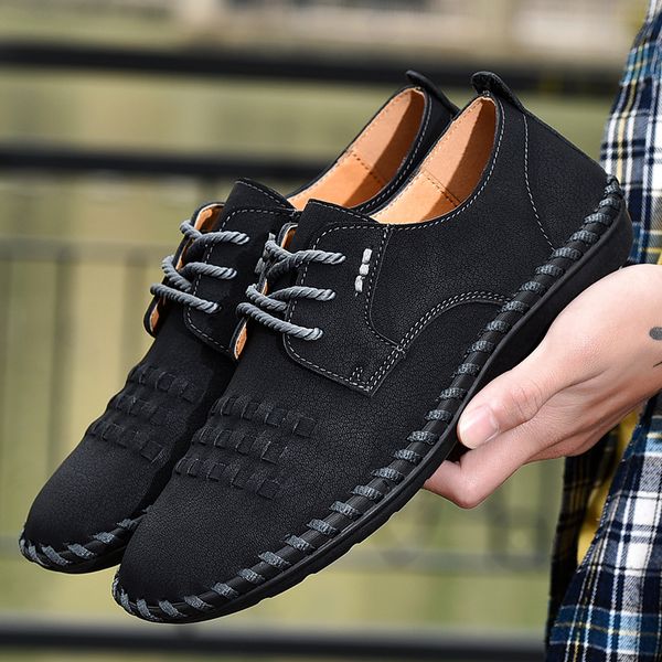 brand men casual shoes fashion loafers men leather driving shoes soft sneakers moccasins footwear men big size, Black
brand men casual shoes fashion loafers men leather driving shoes soft sneakers moccasins footwear men big size, Black