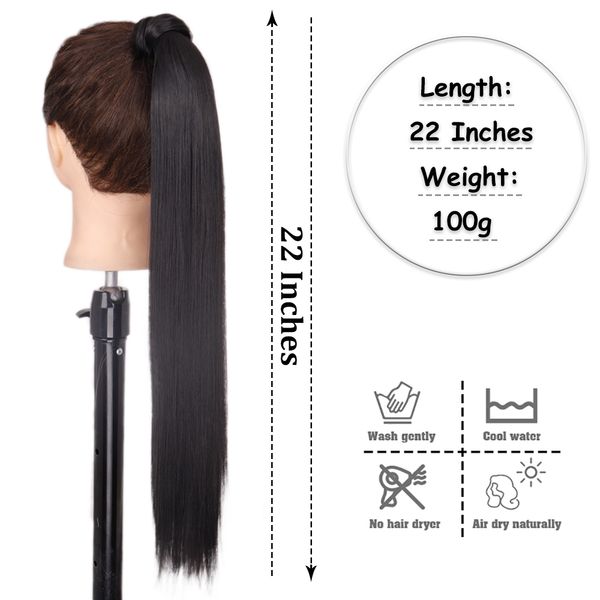 Costume Accessories Long Straight Synthetic Wrap Around Clip Ponytail Hair Extension Heat Resistant Ponytail Fake Hair Black Brown Blond Wom, T1/35
Costume Accessories Long Straight Synthetic Wrap Around Clip Ponytail Hair Extension Heat Resistant Ponytail Fake Hair Black Brown Blond Wom, T1/35