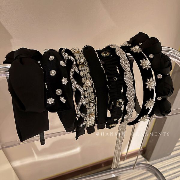 french style retro debutante style headband baroque court velvet headband black lace pearl bow hair accessories, Silver
french style retro debutante style headband baroque court velvet headband black lace pearl bow hair accessories, Silver