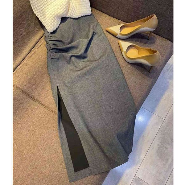 skirts ji jane does not lose the sense of high luxury ~ fashionable pleated and forked waist slim medium long skirt, in 2022 8lx6, Black
skirts ji jane does not lose the sense of high luxury ~ fashionable pleated and forked waist slim medium long skirt, in 2022 8lx6, Black