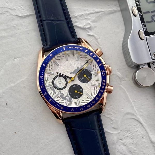 men luxury watch six stitches all dials work automatic quartz watches european brand chronograph clock fashion leather strap montre de luxe, Slivery;brown
men luxury watch six stitches all dials work automatic quartz watches european brand chronograph clock fashion leather strap montre de luxe, Slivery;brown