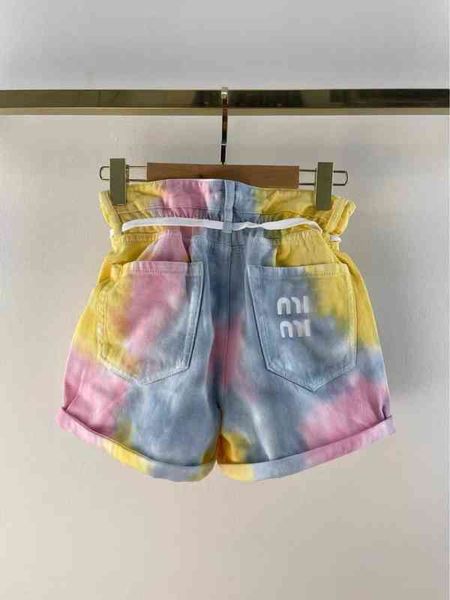 short pant m2022 summer new denim color halo dyeing drawstring lace up printing versatile bud shorts women's fashion, Blue
short pant m2022 summer new denim color halo dyeing drawstring lace up printing versatile bud shorts women's fashion, Blue