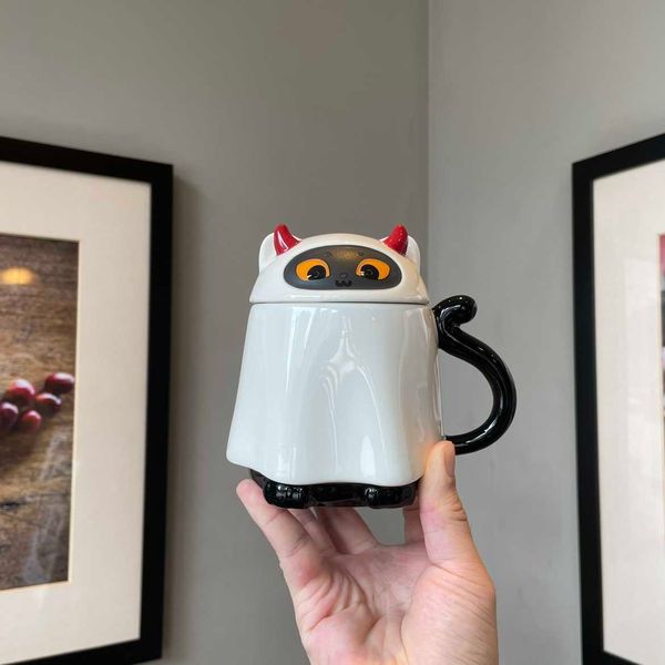 2021 starbucks cup wansheng white cat elf mug ceramic water cup with cover 360ml
2021 starbucks cup wansheng white cat elf mug ceramic water cup with cover 360ml