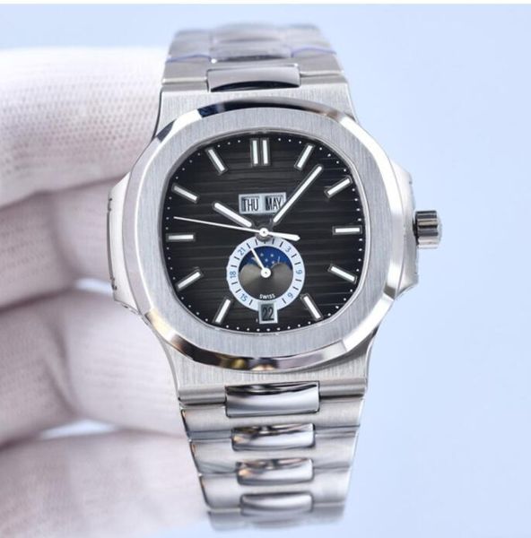 classic mens watch mechanical automatic watches sapphire super waterproof 40mm fashion wristwatch montre de luxe high quality, Slivery;brown
classic mens watch mechanical automatic watches sapphire super waterproof 40mm fashion wristwatch montre de luxe high quality, Slivery;brown