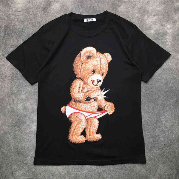20ss mens t shirt hip hop men women bear printed short sleeve streetwear size s-xxl, White;black
20ss mens t shirt hip hop men women bear printed short sleeve streetwear size s-xxl, White;black