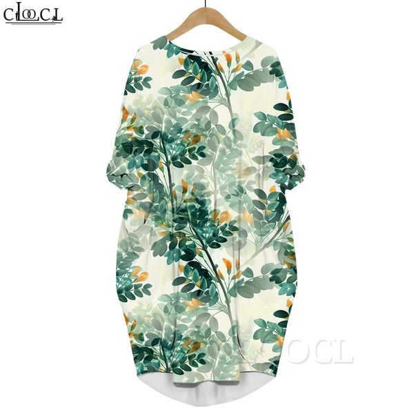women green plants 3d printed dress long sleeve gown pocket round neck loose dresses midi dresses plus size dress 220616, Black;gray
women green plants 3d printed dress long sleeve gown pocket round neck loose dresses midi dresses plus size dress 220616, Black;gray
