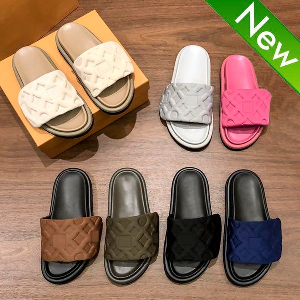 fashion pool pillow flat comfort slippers womens shoes embossed mules slides summer nylon cool luxury slipper shoe''louise'&#, Black
fashion pool pillow flat comfort slippers womens shoes embossed mules slides summer nylon cool luxury slipper shoe''louise'&#, Black