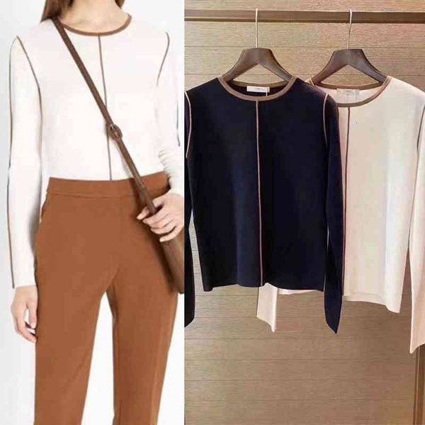 women's sweaters women's wear family round neck ji simple style line wool sweater pullover sweater, White;black
women's sweaters women's wear family round neck ji simple style line wool sweater pullover sweater, White;black