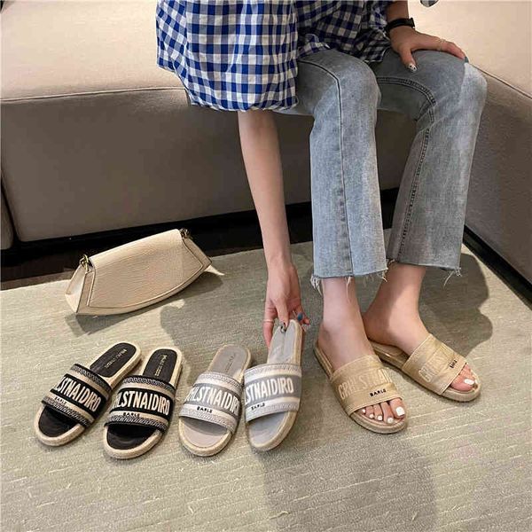 fairy style for women's in summer 2022 brand luxury fashion design ladies slippers, Black
fairy style for women's in summer 2022 brand luxury fashion design ladies slippers, Black