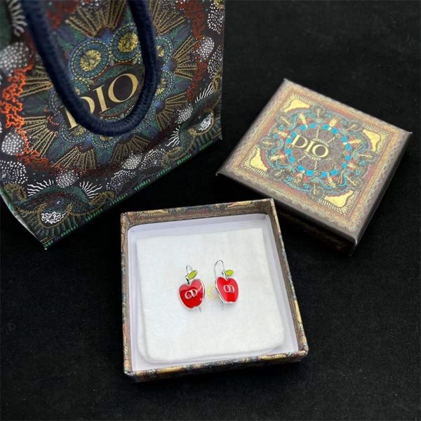 shop jewelry discounts new christmas limited red glue enamel letter apple women's 925 earrings, Golden
shop jewelry discounts new christmas limited red glue enamel letter apple women's 925 earrings, Golden