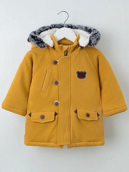 yingzifang toddler boys patch detail raglan sleeve fuzzy trim hooded winter coat she, Blue;gray
yingzifang toddler boys patch detail raglan sleeve fuzzy trim hooded winter coat she, Blue;gray