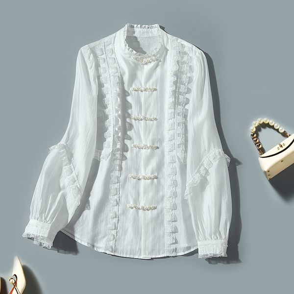 women's blouses & shirts spring shenzhen nanyou single breasted silk cotton stand collar cardigan national style long sleeve white soli
women's blouses & shirts spring shenzhen nanyou single breasted silk cotton stand collar cardigan national style long sleeve white soli