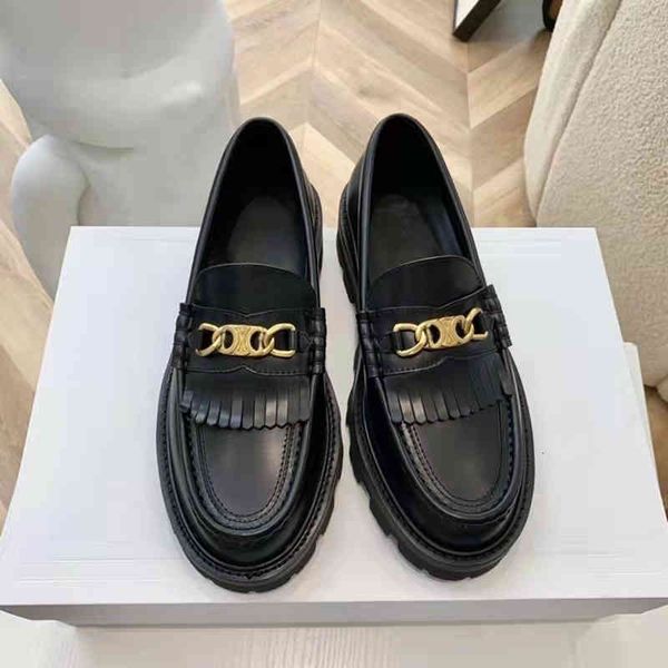 dress shoes arc de triomphe thick soled small leather shoes women's tassel british style lefu lazy single, Black
dress shoes arc de triomphe thick soled small leather shoes women's tassel british style lefu lazy single, Black