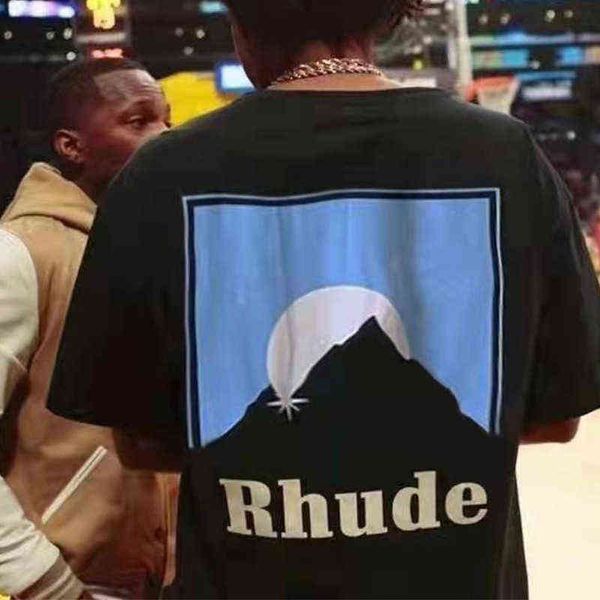 rhude short sleeve 22s classic wanbao sunset theme couple loose high street letter rh men's t-shirt, White;black
rhude short sleeve 22s classic wanbao sunset theme couple loose high street letter rh men's t-shirt, White;black