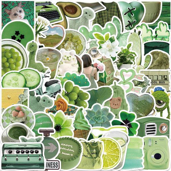 60pcs green indie pop sticker ins style graffiti kids toy skateboard car motorcycle bicycle sticker decals wholesale
60pcs green indie pop sticker ins style graffiti kids toy skateboard car motorcycle bicycle sticker decals wholesale