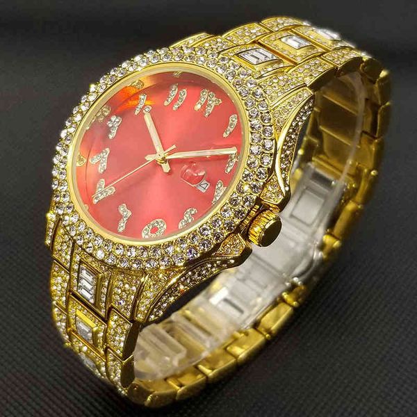 hip hop ice out men's watch diamond red dial fashion calendar new relogio masculino dropshipping rhinestone watches luxury designe, Slivery;brown
hip hop ice out men's watch diamond red dial fashion calendar new relogio masculino dropshipping rhinestone watches luxury designe, Slivery;brown