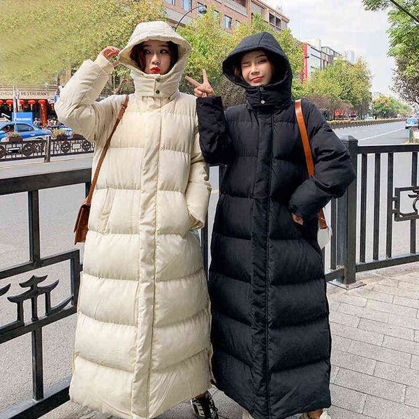 loose womens cotton padded parkas jacket thickened xlong over knee hoodie with thick winter coat 211118, Black
loose womens cotton padded parkas jacket thickened xlong over knee hoodie with thick winter coat 211118, Black