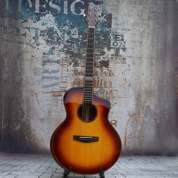 acoustic guitar quality guitar solid back/side wood binding jfcsp 
acoustic guitar quality guitar solid back/side wood binding jfcsp