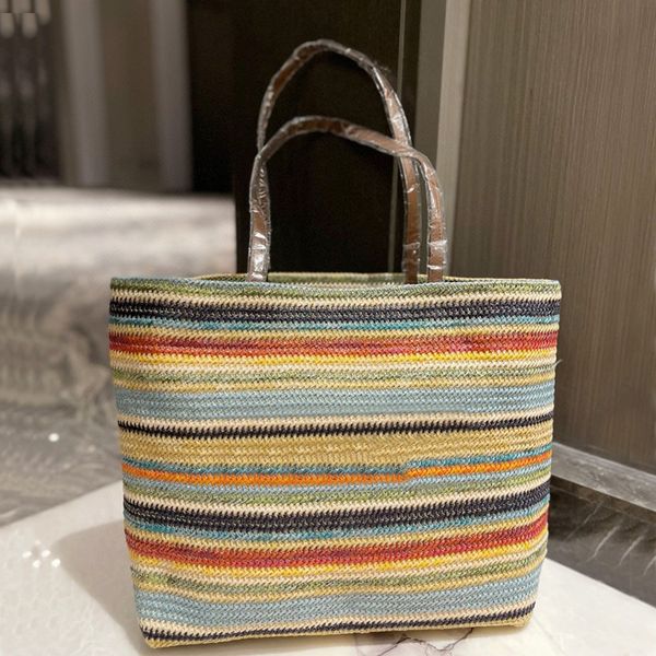superior quality straw tote bags new summer letter embroidery large raffia woven designer beach bag womens color stripes shoulder bag for wo
superior quality straw tote bags new summer letter embroidery large raffia woven designer beach bag womens color stripes shoulder bag for wo