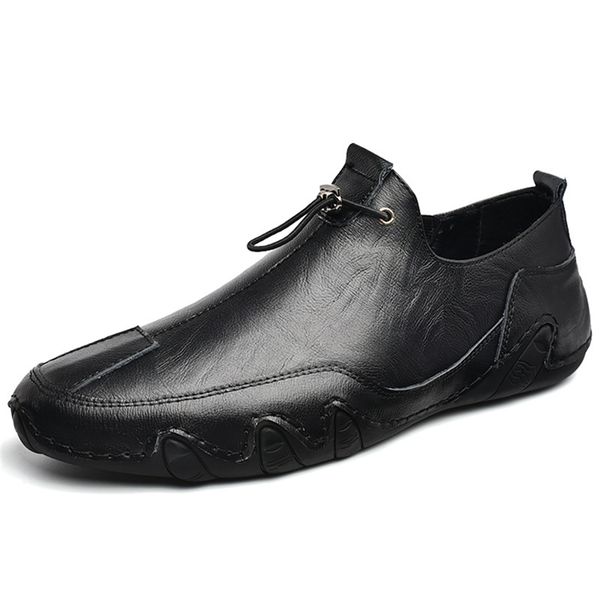 sewing slip on fashion men s casual shoes leather loafers flats soft light driving footwear 220726, Black
sewing slip on fashion men s casual shoes leather loafers flats soft light driving footwear 220726, Black