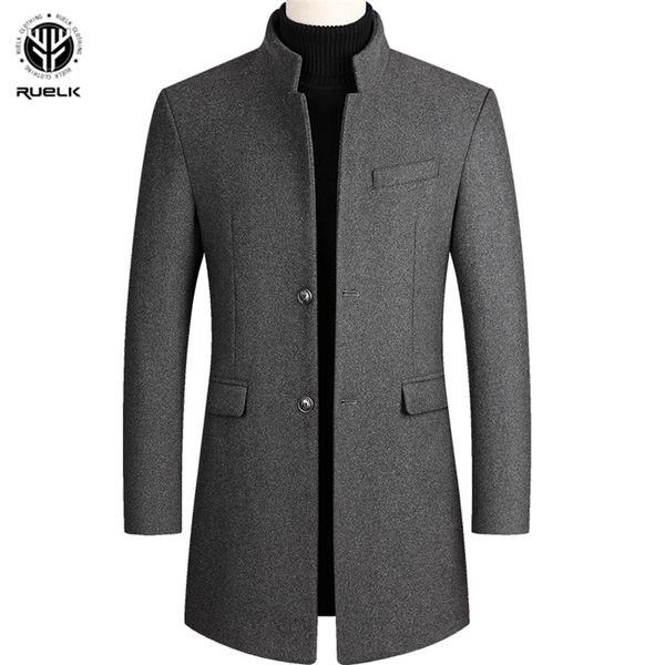 ruelk 2020 autumn and winter men s woolen coat mid long trench coat classic solid color printing plus cotton thickening jacket lj201110, Black
ruelk 2020 autumn and winter men s woolen coat mid long trench coat classic solid color printing plus cotton thickening jacket lj201110, Black