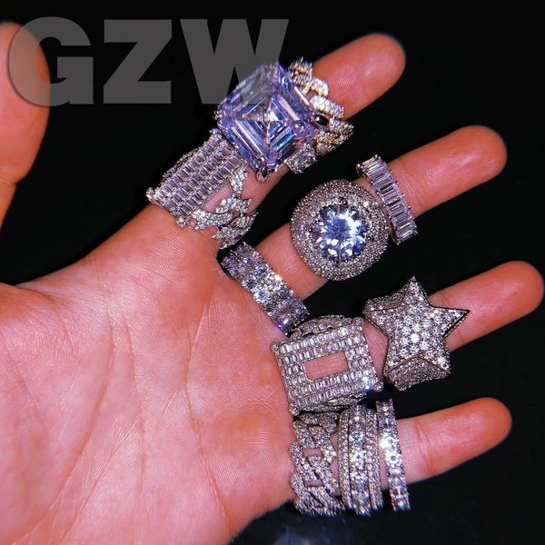 fashion iced out cluster rings square rectanglepentagram cuban mens hip hop finger ring band wedding gold bling cz cubic zirconia jewelry bi, Golden;silver
fashion iced out cluster rings square rectanglepentagram cuban mens hip hop finger ring band wedding gold bling cz cubic zirconia jewelry bi, Golden;silver