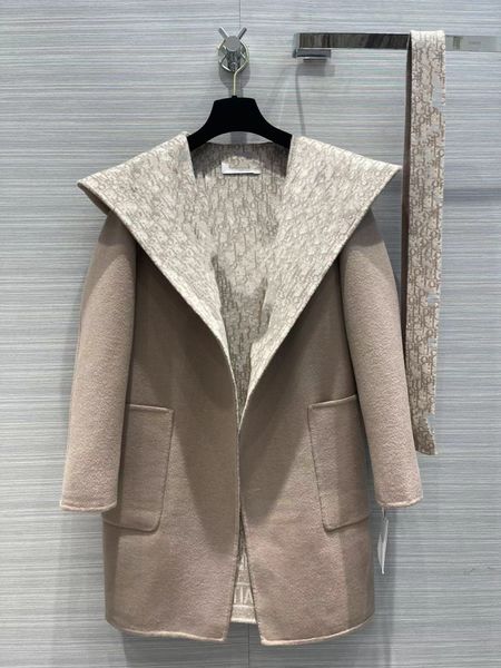 trench coats 2022 women's wool & blends autumn long sleeve hooded jackets designer brand same style outerwear 0716-16, Black
trench coats 2022 women's wool & blends autumn long sleeve hooded jackets designer brand same style outerwear 0716-16, Black