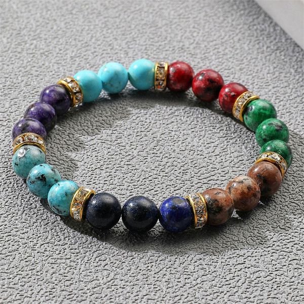 8mm natural energy crystal stone beaded strands colorful elastic charm bracelets for women men handmade jewelry, Black
8mm natural energy crystal stone beaded strands colorful elastic charm bracelets for women men handmade jewelry, Black